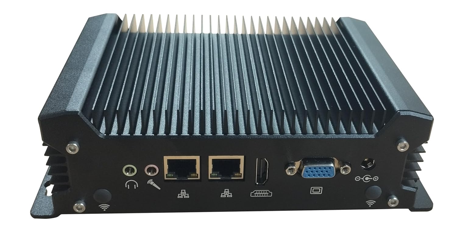 Fanless Industrial PC with Intel Core i3 13th Gen, 2 RS232 Ports – India (NIC30L) — Intel Core i3 13th Gen thumbnail 2